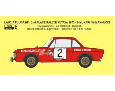 Decal – Lancia Fulvia HF - 1973 Rallye Vltava - Munari / Mannucci 1/24